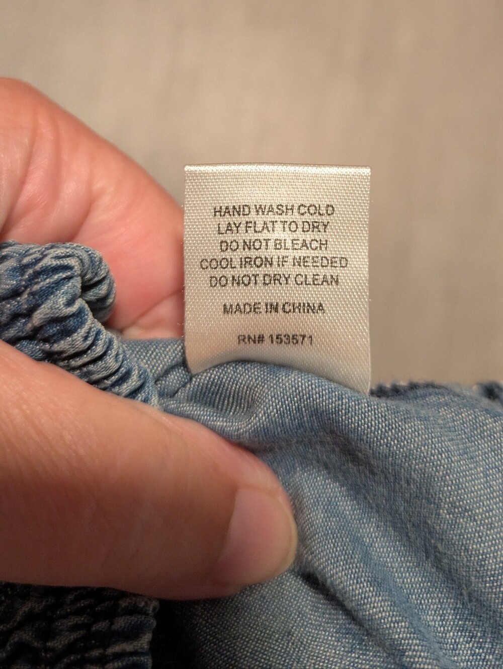 Oli & Hali Wide Leg Soft Denim Pant, Sz L - Picture 9 of 9